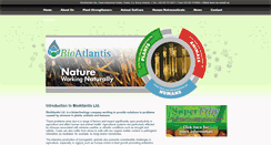 Desktop Screenshot of bioatlantis.com