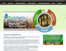 Tablet Screenshot of bioatlantis.com